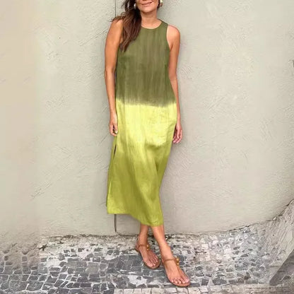 Vestido Feminino em Linho Sem Mangas – Leve, Soltinho e Elegante