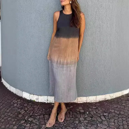 Vestido Feminino em Linho Sem Mangas – Leve, Soltinho e Elegante