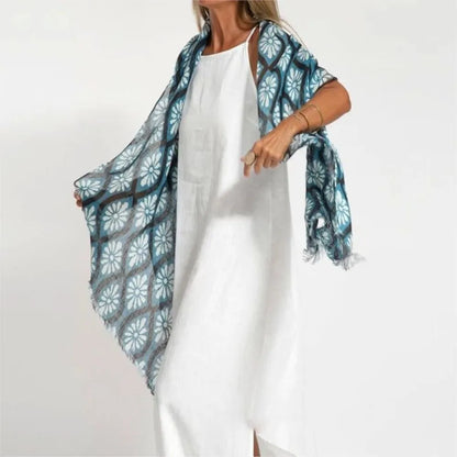 Vestido Longo Feminino de Linho com Alça Fina